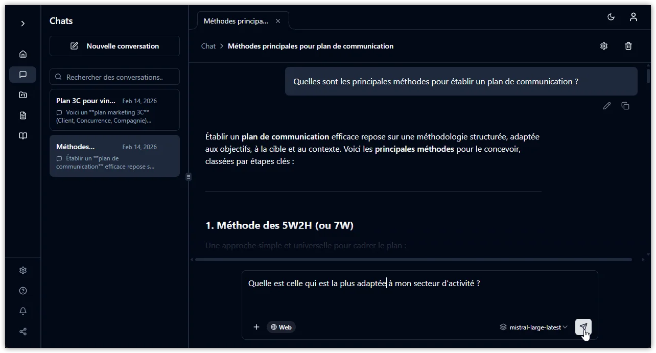 Nexom.ai AI chat - intelligent conversation assistant