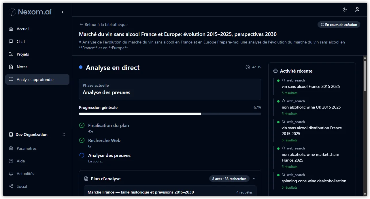 Nexom.ai deep analysis - AI research in progress
